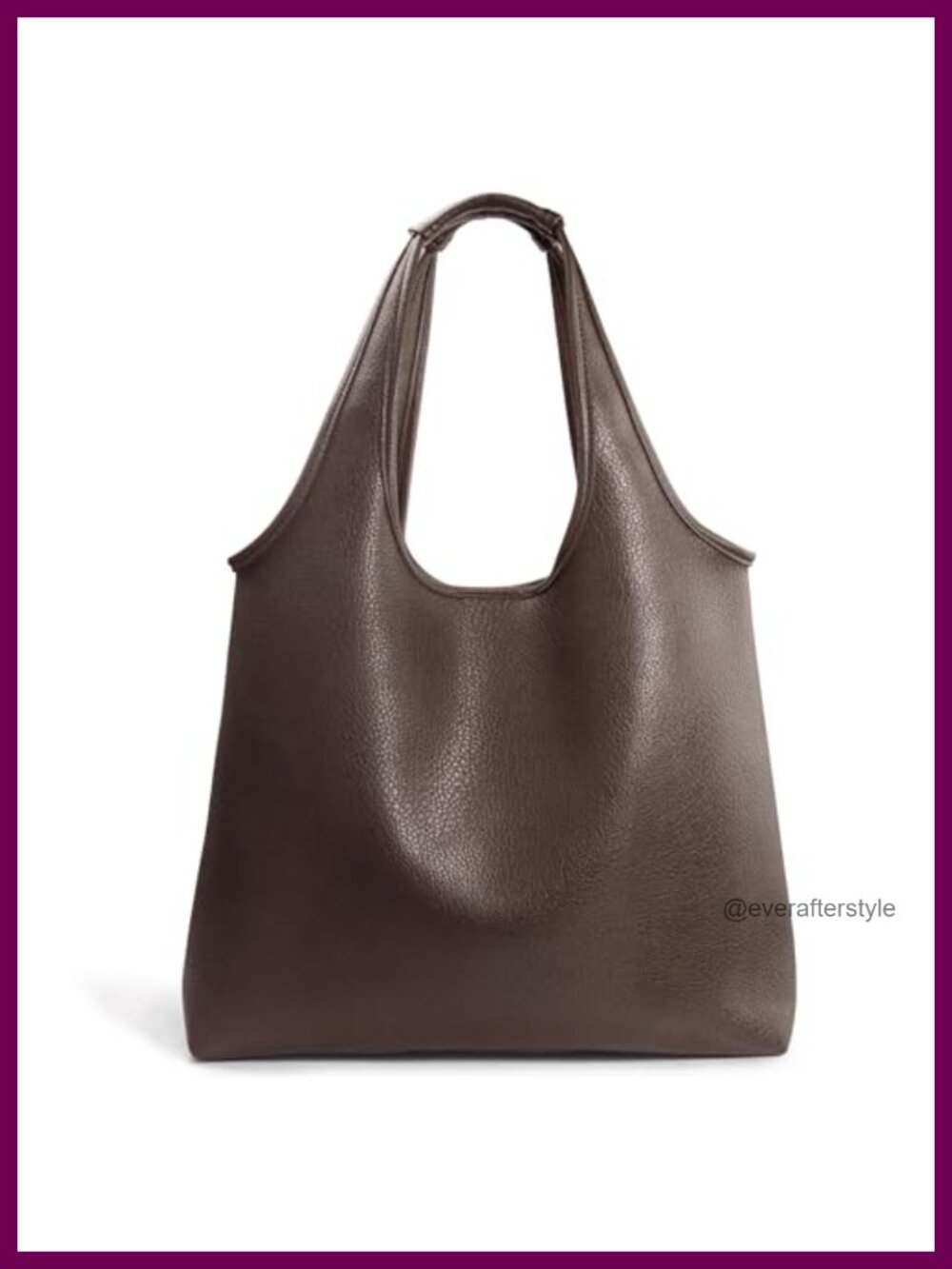 HOXIS Women's Hobo Bag Vegan Leather Oversized Slouchy Tote Handbag